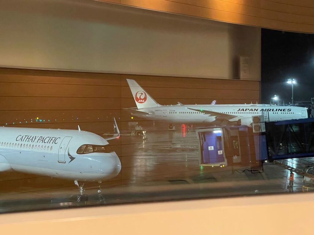 セントレア空港にて